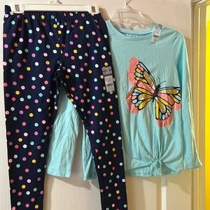 NWT girls carters set